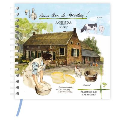 Rien Poortvliet Familie Notitieagenda 2027 Kaas Maken(harde kaft)