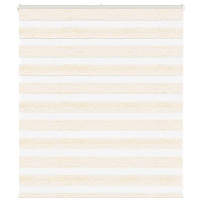 VidaXL Zebra rolgordijn 125x100 cm stofbreedte 120,9 cm marmerbeige
