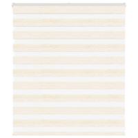 VidaXL Zebra rolgordijn 125x100 cm stofbreedte 120,9 cm marmerbeige - thumbnail