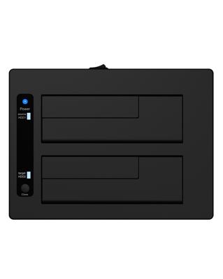Icy Box IB-127CL-U3 basisstation voor opslagstations Zwart Icy Box IB-127CL-U3 basisstation voor opslagstations Zwart