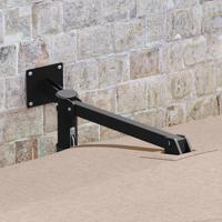 Tuinparasol Taupe en Zwart 248.5 x 247.5 x 160 cm - thumbnail