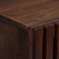 Hoge kast 40x34x110 cm massief mangohout bruin - thumbnail