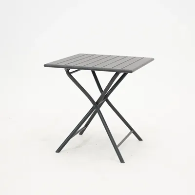 Tuintafel globe 70x70 grafiet