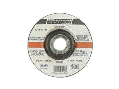 Brüder Mannesmann Doorslijpschijf 115 mm (Hobby) - 1219-115