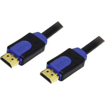 LogiLink CHB1105 HDMI kabel 5m zwart/blauw LogiLink CHB1105 HDMI kabel 5m zwart/blauw