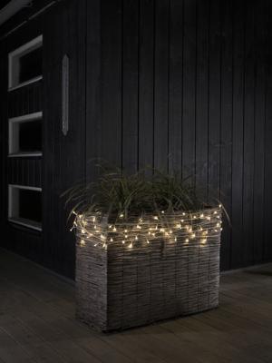 Mini LED kerstverlichting voor binnen 200 lampjes mat warm wit 42 meter