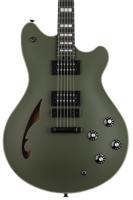 EVH SA-126 Special Matte Army Drab semi-akoestische gitaar met koffer - thumbnail