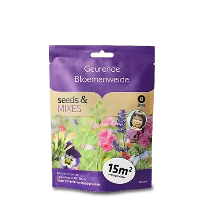 Seeds & Mixes geurende bloemenweide 15m2