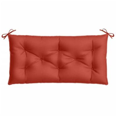 VidaXL Tuinbankkussens 2 st 100x50x7 cm stof gemêleerd rood VidaXL Tuinbankkussens 2 st 100x50x7 cm stof gemêleerd rood