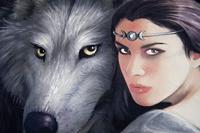Anne Stokes bed linen Wolfs 135 x 200 cm - thumbnail