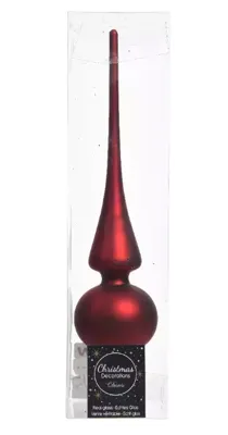 Decoris piek glas Ossenbloed Mat 6x26cm