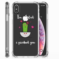 Apple iPhone X | Xs Stevig | Bumper Hoesje | Cactus Glad - thumbnail