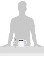 Glazen Koffiekan | Geschikt voor: Moccamaster K / KB/ 1 0PL / Excellent 10S | 1.2 l | Wit - thumbnail