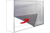 Muggennet IRS Wit 130 x 150 cm Glasvezel Ramen hechtend - thumbnail