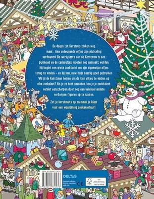 Deltas Waar zijn de kerstelfjes? kijk zoekboek