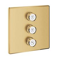 Opbouwdeel GROHE Smartcontrol Volume (3X), Vierkant Cool Sunrise Geborsteld - thumbnail