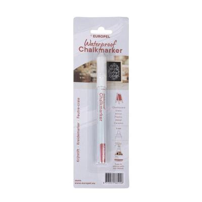 Krijtstift Europel watervast 1-3mm wit blister 1 stuk Krijtstift Europel watervast 1-3mm wit blister 1 stuk