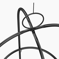 Rozenkolom Zwart 200x40cm - thumbnail