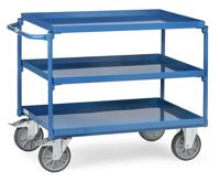 Fetra Hauptartikel 4832 Tafelwagen Staal Poedercoating Laadvermogen (max.): 400 kg Stralend blauw (RAL 5007) - thumbnail