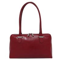 Claudio Ferrici Classico Shopper Schoudertas Red - thumbnail