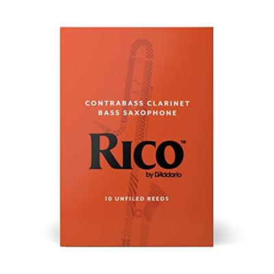 D&apos;Addario Woodwinds RFA1020 Rico Contrabasklarinet Riet, 2.0, 10-pack, Unfiled