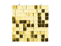 Gouden Paillettenpaneel Backdrop Vierkant (30x30cm) - thumbnail