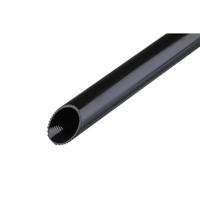 Fränkische Rohrwerke 20210063 Stalen buis 3 m Zwart 3 m - thumbnail