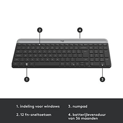 Logitech MK470 desktop zwart - thumbnail