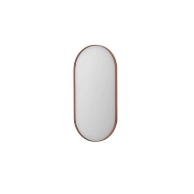 Spiegel Ink SP20 Ovaal In Stalen Kader 40 x 4 x 80 cm Geborsteld Koper Ink Spiegel Ink SP20 Ovaal In Stalen Kader 40 x 4 x 80 cm Geborsteld Koper Ink