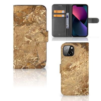 Apple iPhone 13 | Bookcase | Marmer Creme