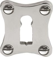 Formani TIMELESS MSNK37 sleutelplaatje klaver - glans nikkel - thumbnail