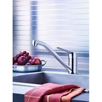 Ideal Standard Ceraflex keukenmengkraan eengreeps beweegbare uitloop met perlator BlueStart chroom BC129AA - thumbnail