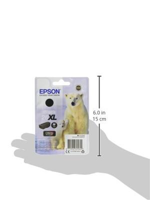 Epson inktcartridge 26XL, 500 pagina&apos;s, OEM C13T26214012, zwart - thumbnail