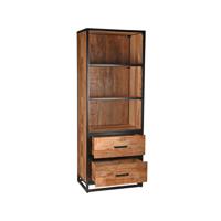 LABEL51 Boekkast Tampa - Rough - Mangohout - thumbnail