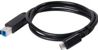 Club 3D USB-C 3.1 Gen2 > USB-B M/M kabel - thumbnail