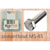 Bofix zeskantbout m5x45 (25st) - thumbnail