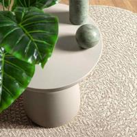 VidaXL Vloerkleed zizur crème binnen en buiten ø 90 cm jute look - thumbnail