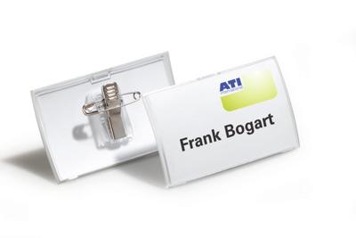 Badge Durable 8211 Click Fold met combiklem 40x75mm
