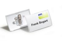 Badge Durable 8211 Click Fold met combiklem 40x75mm - thumbnail