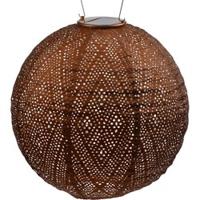 Solar lampion rond ikat 30 cm koper Lumiz - Lumiz - thumbnail