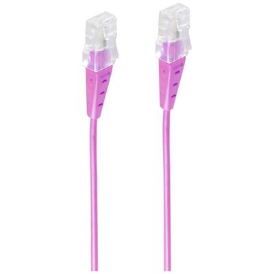 Shiverpeaks ISDN Aansluitkabel [1x RJ45-stekker 8p4c - 1x RJ45-stekker 8p4c] 1 m Magenta
