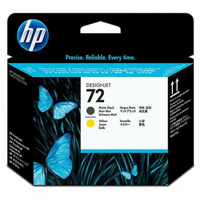 Originele inkt cartridge HP 72 Zwart/Geel