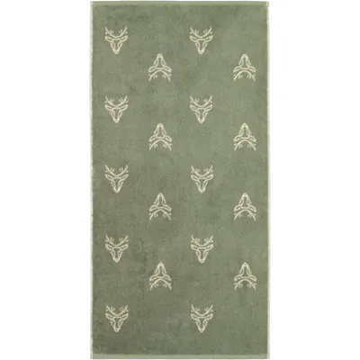 Cawö Cawö Alpenchic Edition 6229 Handdoek 50x100 groen