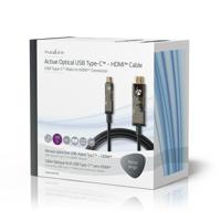 Nedis Actieve Optische USB-Kabel | USB-C Male | HDMI | 30 m | 1 stuks - CCBG6410BK300 CCBG6410BK300 - thumbnail