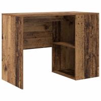 Bureau met plank Oud hout 102 x 50 x 75 cm Bewerkt hout - thumbnail