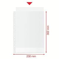 Esselte geperforeerde showtas, 100 % gerecycleerd, ft A4, 70 micron, doos van 20 stuks - thumbnail