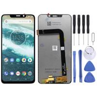LCD-scherm en digitizer volledige assemblage voor Motorola One Power (P30 Note) (zwart) - thumbnail