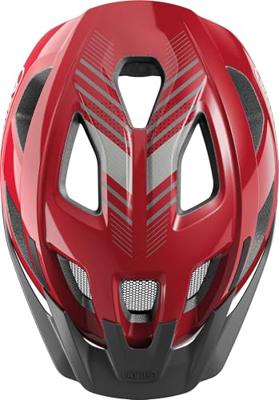 Abus helm aduro 3.0 led blaze red m 52-58cm