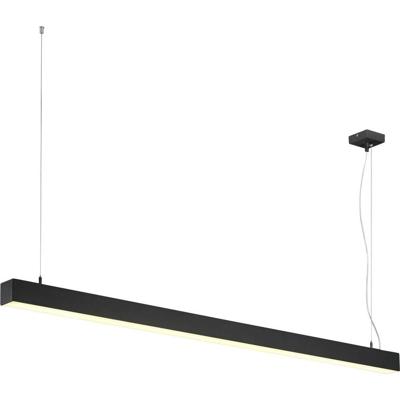 SLV Hanglamp designQ-Line dimbaar 142cm zwart - 1001309