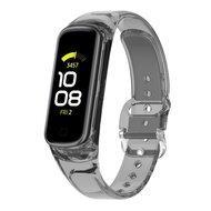 Doorzichtige TPU band (zon verkleurend) - Transparant zwart - Samsung Galaxy Fit 2 Doorzichtige TPU band (zon verkleurend) - Transparant zwart - Samsung Galaxy Fit 2